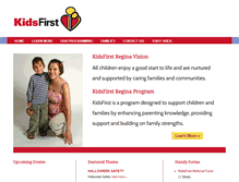 Tablet Screenshot of kidsfirstregina.com